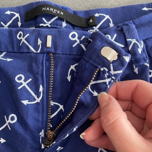 Harper nautical anchor novelty print shorts - Picture 4 of 7